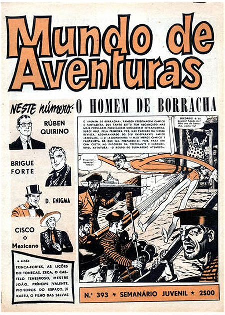 Homem de Borracha, 1957, Mundo de Aventuras, 393